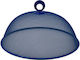 Sidirela Food Cover Made of Metal Ø28cm in Blue Color E-1602-2