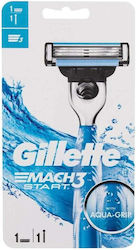 Gillette Start Replacement Heads with 3 Blades & Lubricious Strip