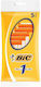 Bic Disposable Razors Single Use with 1 Blade & Lubricious Strip for Sensitive Skin 5pcs