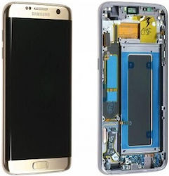 Οθόνη Lcd+touch με Μηχανισμό Αφής για Samsung Galaxy S7 Edge (Χρυσό)