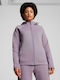Evostripe Women's Sweatshirt Jacket Hooded Pale Plum