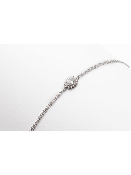 Damen Armband Kette aus Silber