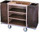 Ready Hotel Metallisch Zimmermädchenwagen mit Maßen B142xT48.5xH111cm. 1Stück