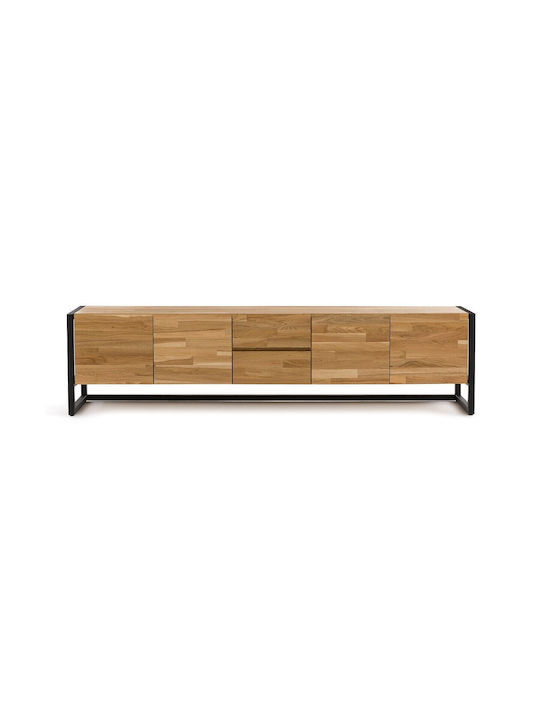 Mobilier Stand TV Din Lemn Masiv De Stejar L200xA42xÎ50cm