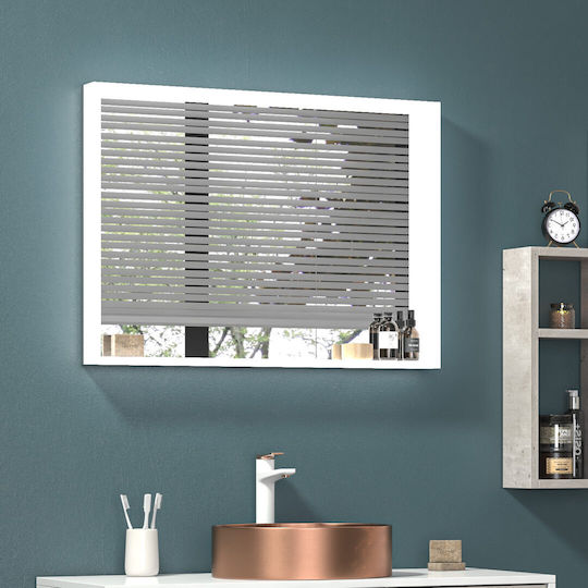 Karag Eva Bathroom Mirror made of Plastic 80x80cm