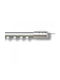 Anartisi Ilios S17 One-Way Metallic Curtain Track Silver 160cm 513612-01