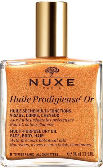 Nuxe Huile Prodigieuse Or Mehrzweck Trocken Schimmerndes Pflegeöl 100ml