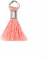 Silver Tassels Pink 13mm 10pcs