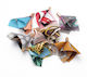 Mix de Imprimare cu Pompon din Material Textil 43~47x30~40mm 10 buc
