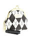 Squares Small Women's Wallet Coins Black