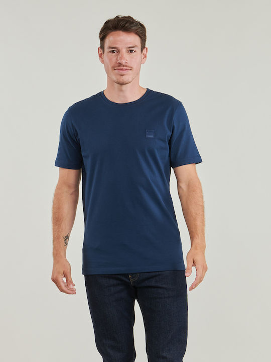 Hugo Boss Herren T-Shirt Kurzarm Blau