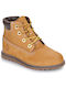 Timberland Pokey Kids Leather Boots with Zipper Brown