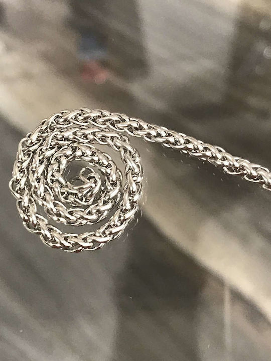 Goldsmith Αλυσίδα Λαιμού από Ατσάλι Μήκους 22cm