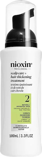 Nioxin Лосион За Кожа На Главата И Коса Serum System 2 Орос Физически Видимо Изтънели Коси 100ml