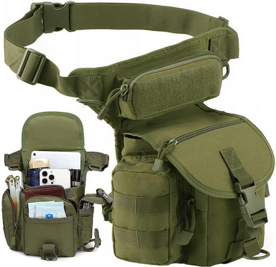 Verk Group Militärische Tasche Oberschenkel Grün