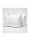 Casa Colori Pillowcase Set with Envelope Cover White 50x70cm.