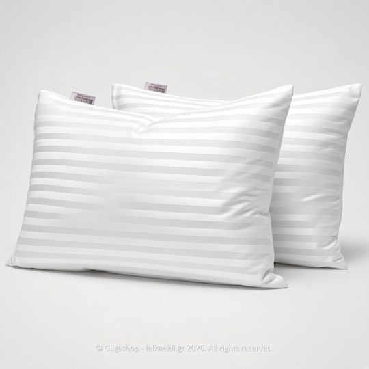 Casa Colori Pillowcase Set with Envelope Cover White 50x70cm.