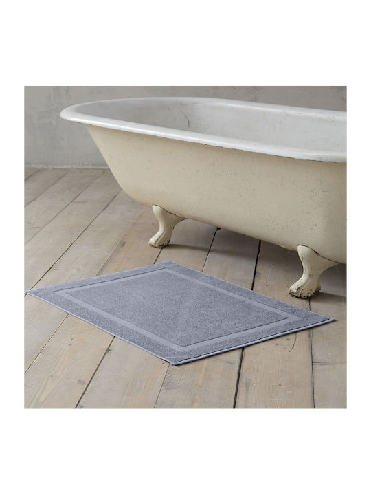 Nima Bath Mat Cotton Volcano Medium Gray 50x75cm