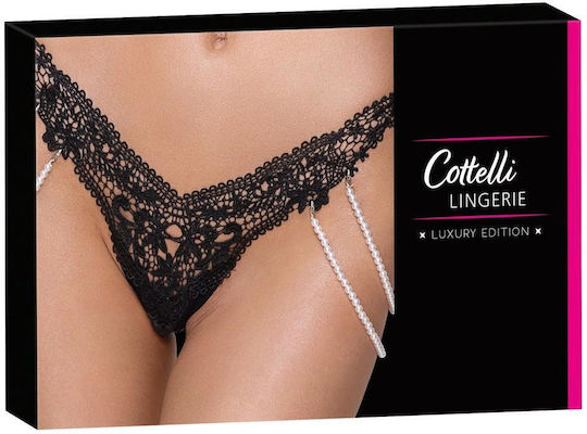 Boss Of Toys Damentasche Sexy String mit Spitze Schwarz