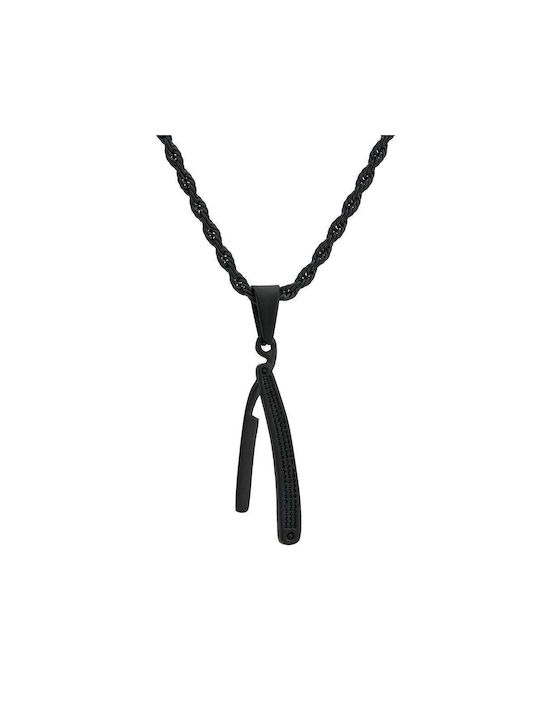 Goldsmith Necklace from Steel Black