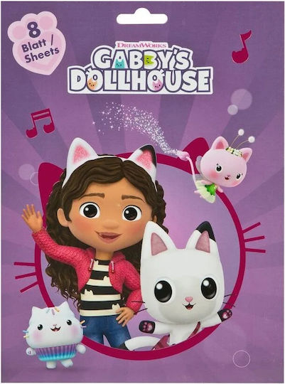 Gim Άλμπουμ Αυτοκόλλητων Gabby's Dollhouse για Παιδιά 3+ Ετών