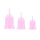 Safe & Dry Menstrual Cups 3pcs