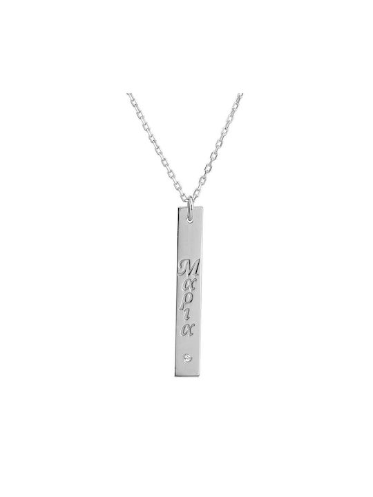 Goldsmith Necklace Name from Silver