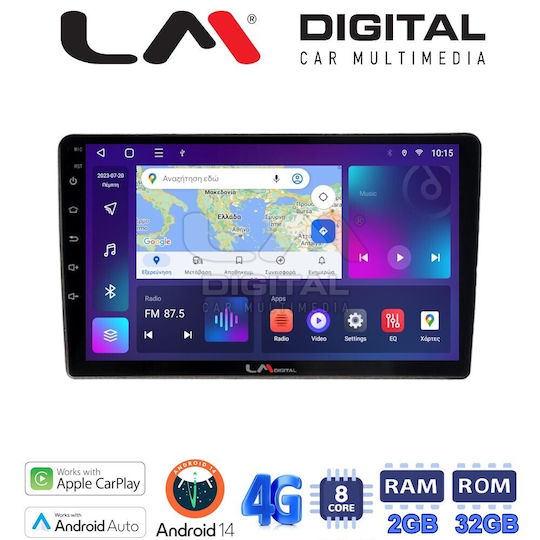 LM Digital Sistem Audio Auto pentru Ford Concentrare / Mondeo / Galaxie / S-Max 2006 > 2015 (Bluetooth/USB/WiFi/GPS/Apple-Carplay/Android-Auto)