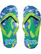 Șlapi pentru copii Flip Flops Verzi Dinosaur