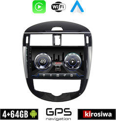 Kirosiwa Car-Audiosystem für Nissan Pulsar 2014 (Bluetooth/USB/WiFi/GPS/Apple-Carplay/Android-Auto) mit Touchscreen 9"