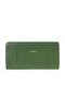 Large Leather Women's Wallet Classic with RFID Green