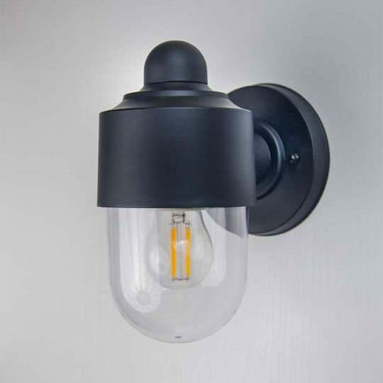 Heronia LP-210 Wall-Mounted Outdoor Lantern E27 IP44 11x11x14.7cm