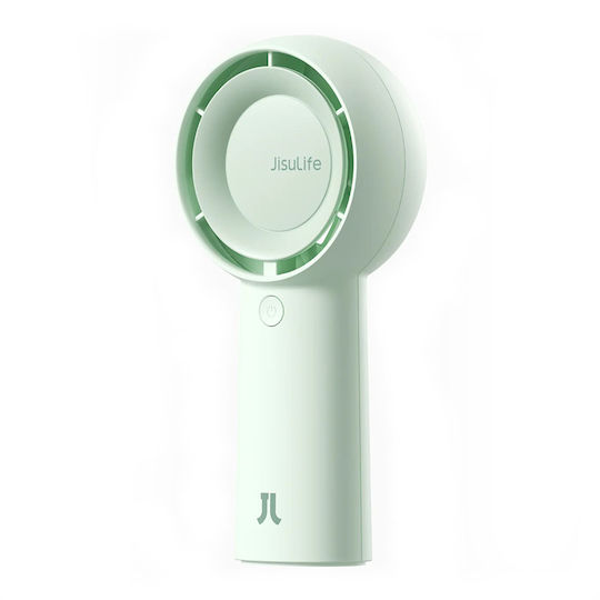 Jisulife Luxury Portable Handheld Fan Life5 Plus Fa43 Portable Type-c 4000mah 5 Speeds Mint Green