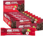 Optimum Nutrition Plant Bars with 18gr Protein & Flavor Double Rich Chocolate 12x60gr