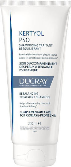 Ducray Kertyol PSO Rebalancing Shampoo Against Dandruff For Coloured Hair 200ml