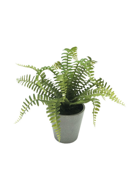 Marhome Artificial Plant in Small Pot Fern 1pcs