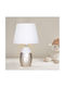 Powertech Ceramic Table Lamp for Socket E27 with Gold Shade and Base