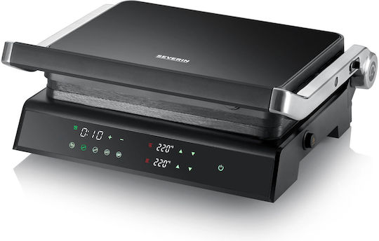 Severin Τοστιέρα Γκριλιέρα 1800W Μαύρη