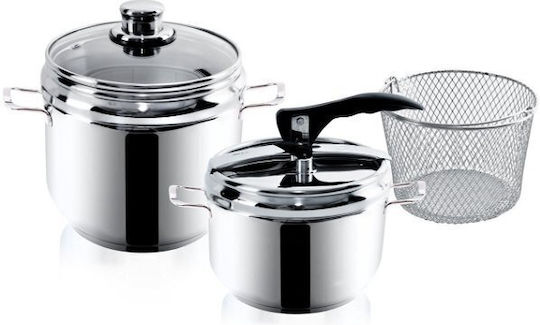 Orion Profi Set Quattro Χύτρες Ταχύτητας 5lt + 3.5lt