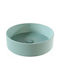 Creavit Loop Επικαθήμενος Νιπτήρας Πορσελάνης 45x45x11cm Πράσινος