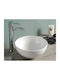 Tema Επικαθήμενος Νιπτήρας Πορσελάνης 32x32x14cm Λευκός