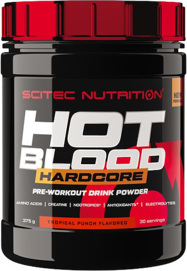 Scitec Nutrition Hot Blood No-Stim 375gr Tropical Punch