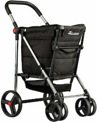 Shopping Trolley Black 58lt