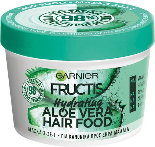Garnier Fructis Aloe Vera Hair Food Haarmaske für Hydratation 390ml