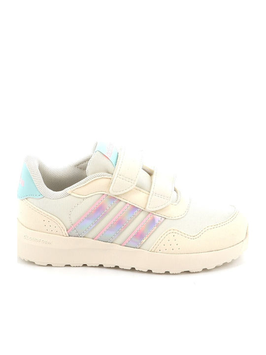 Run 60s Παιδικά Sneakers με Σκρατς Μπεζ