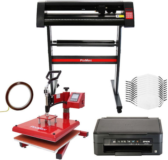 10 маски за лице Swing Heat Press Epson Printer Vinyl Cutter & Signcut Pro