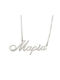 Goldsmith Necklace Name from Silver