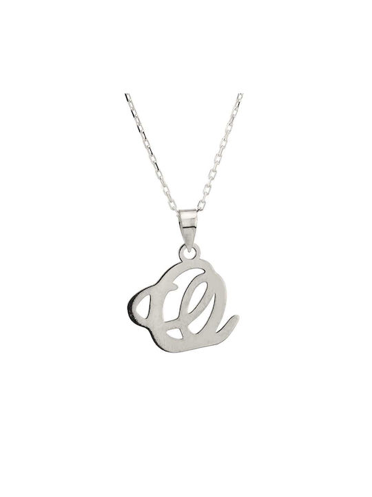 Goldsmith Necklace Monogram from Silver