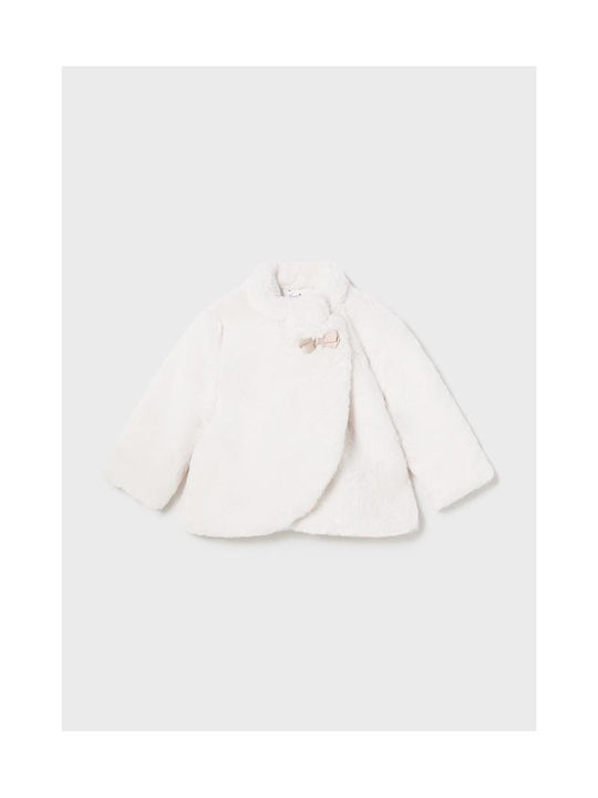 Mayoral Kids Coat ecru