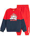 Kids Sweatpants Set Red 2pcs